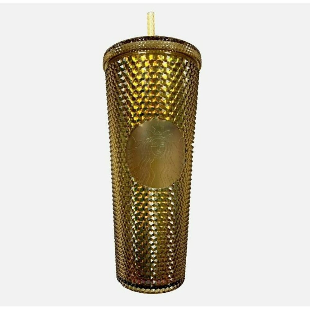 Starbucks Walt Disney‎ World Exclusive 50th Anniversary Gold Geometric Tumbler